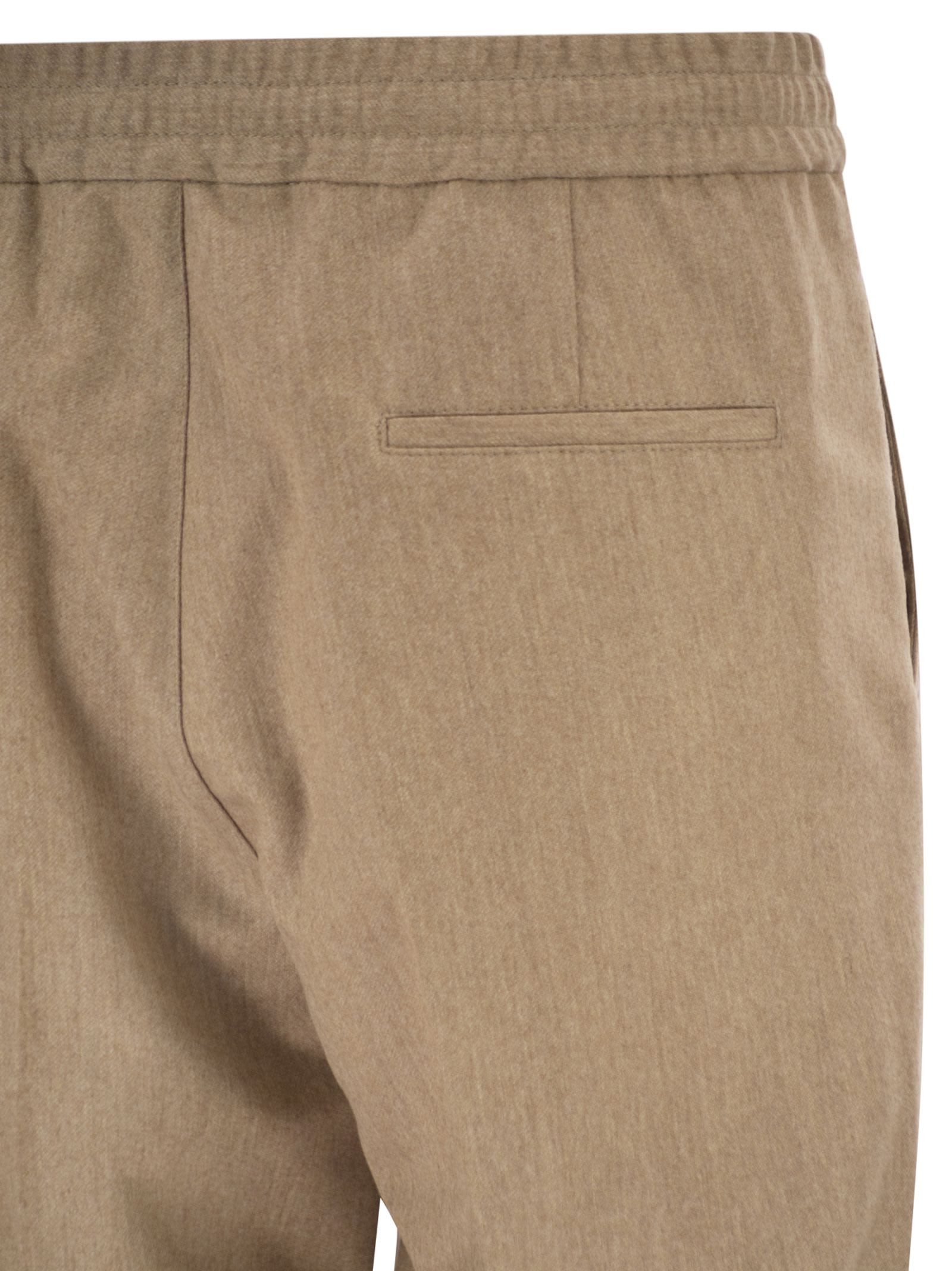 Brunello Cucinelli Men Tailored Jogger Trousers In Virgin Wool