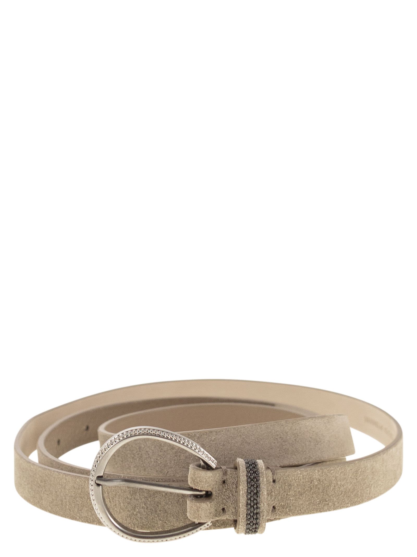 Brunello Cucinelli Women Suede Calfskin Belt