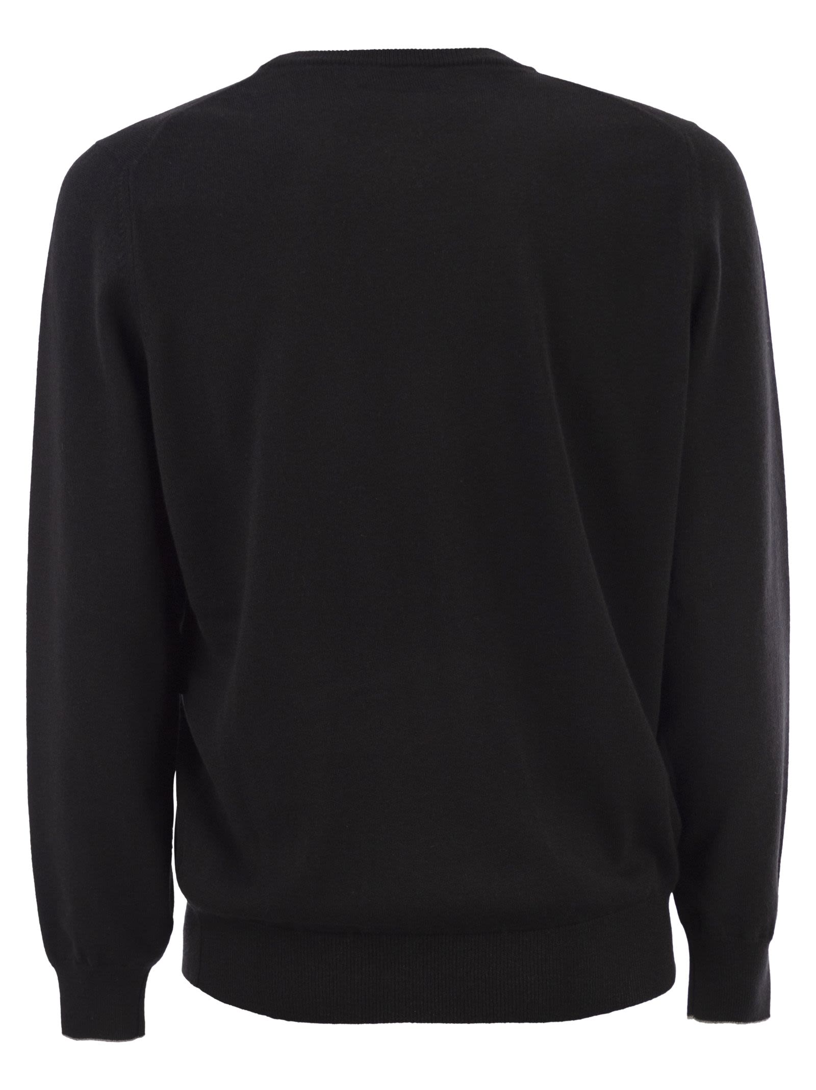 Brunello Cucinelli Men Pure Cashmere Crew-Neck Sweater