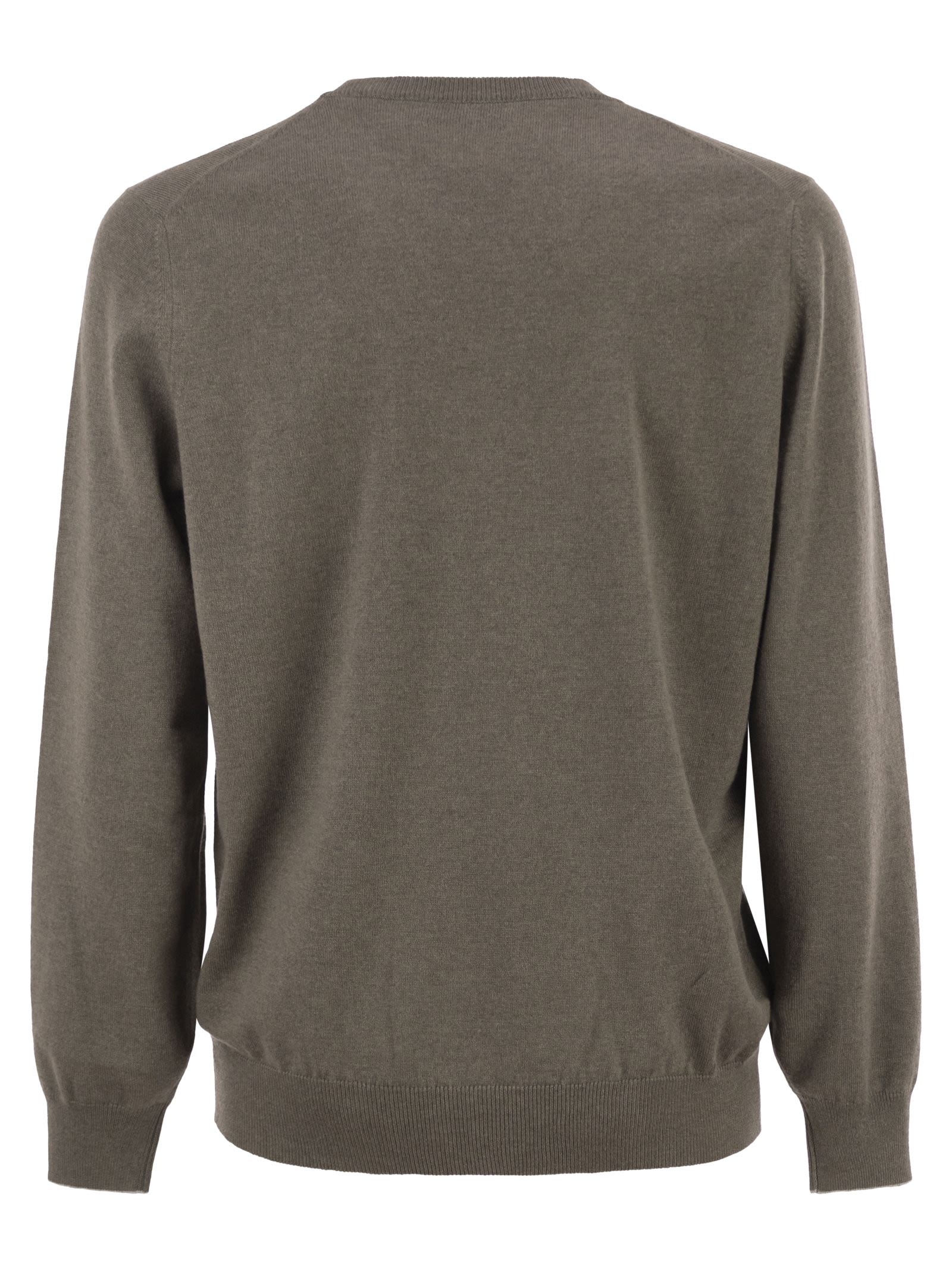 Brunello Cucinelli Men Pure Cashmere Crew-Neck Sweater