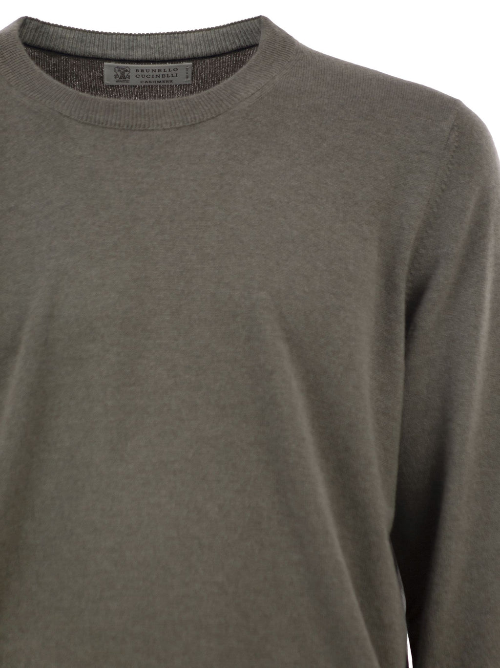 Brunello Cucinelli Men Pure Cashmere Crew-Neck Sweater