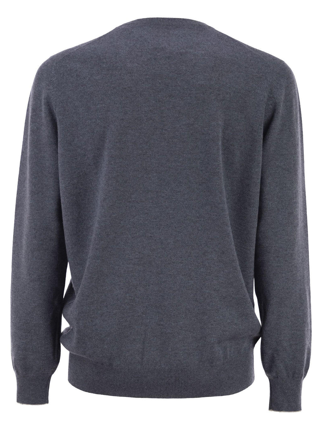 Brunello Cucinelli Men Pure Cashmere Crew-Neck Sweater