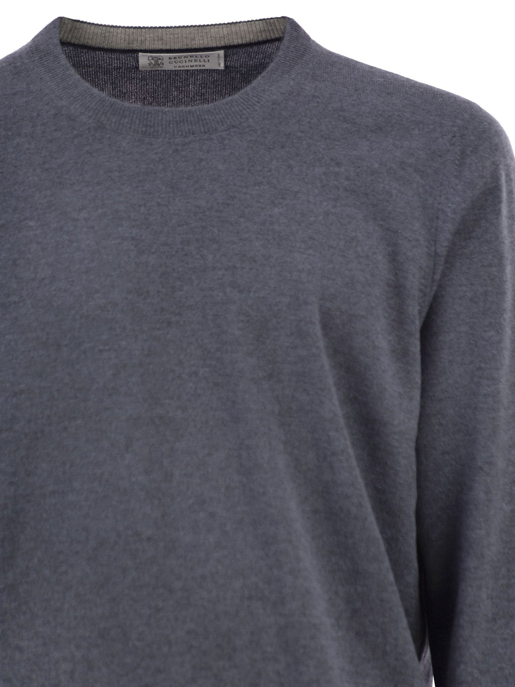 Brunello Cucinelli Men Pure Cashmere Crew-Neck Sweater