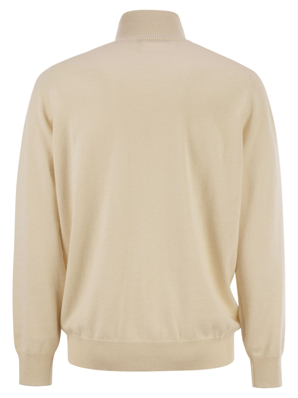 Brunello Cucinelli Men High-Necked Cashmere Cardigan With Zip