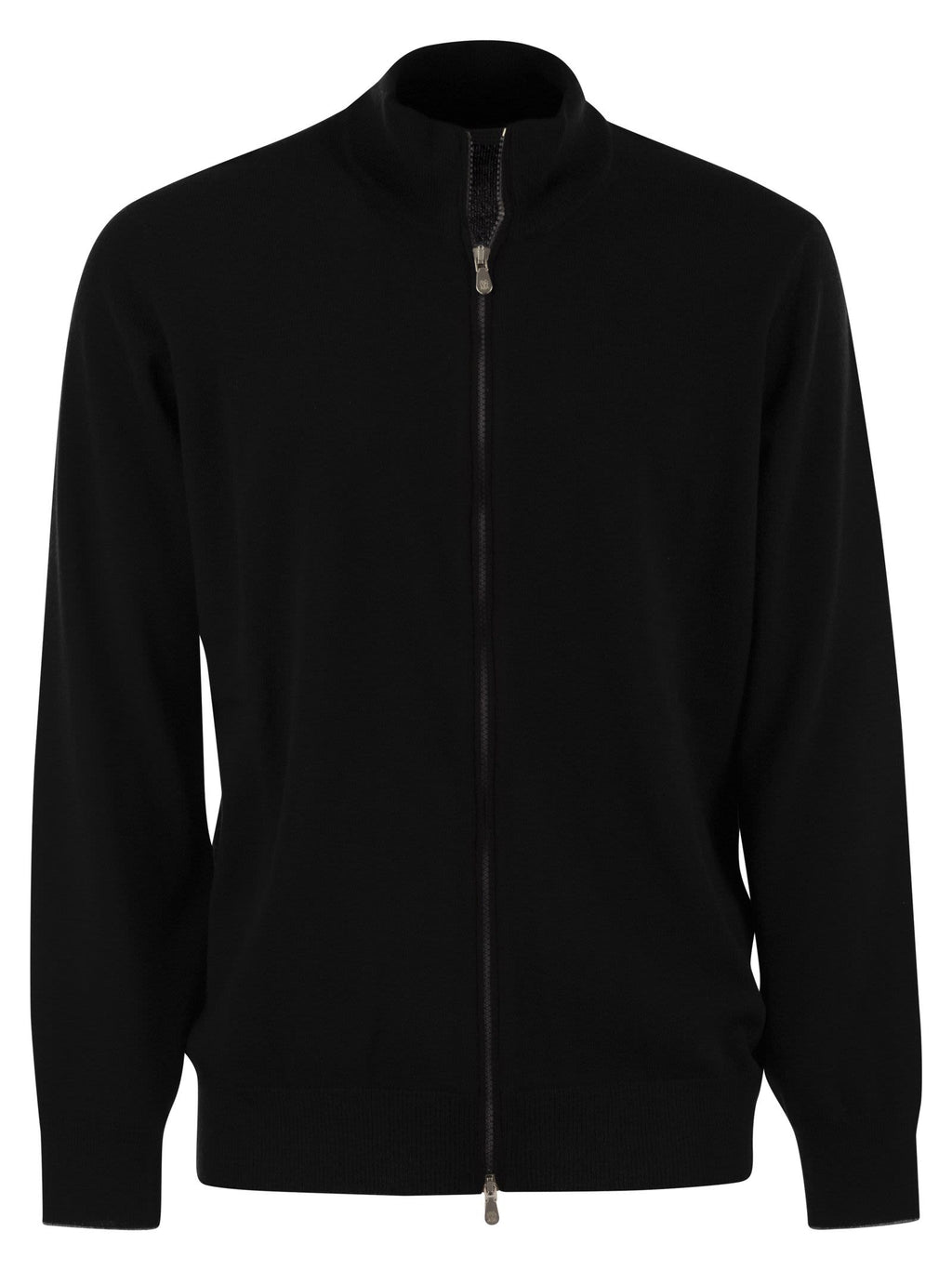 Brunello Cucinelli Men High-Necked Cashmere Cardigan With Zip