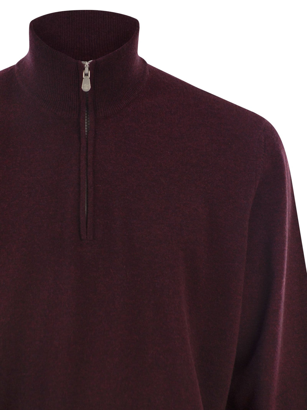 Brunello Cucinelli Men Cashmere Turtleneck Sweater With Zipper
