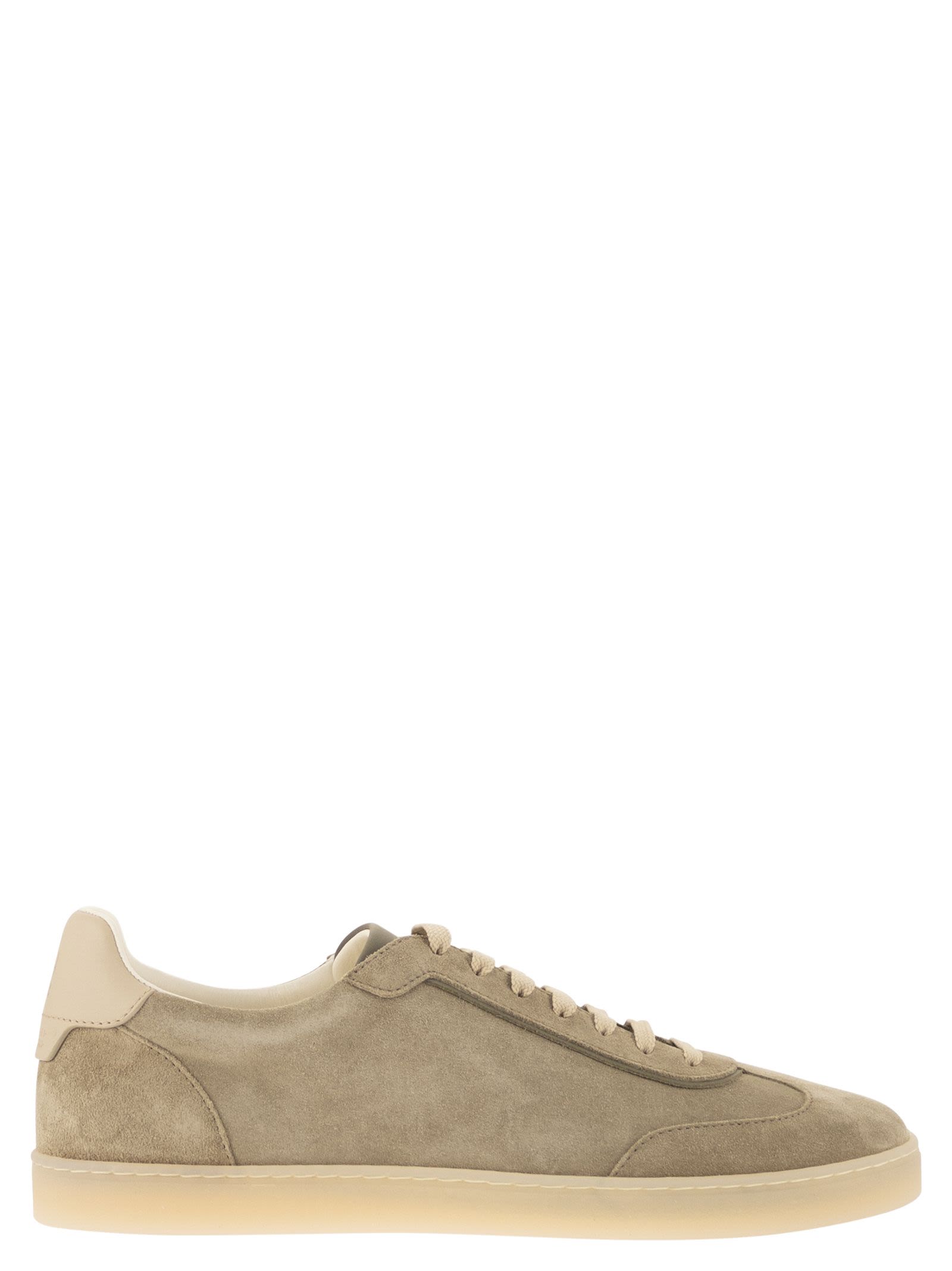 Brunello Cucinelli Men Suede Trainers