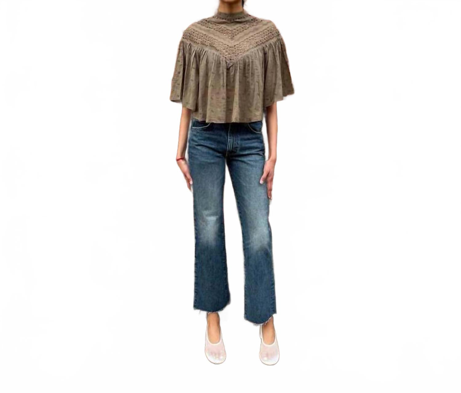 Mikki Blouse In Military Green