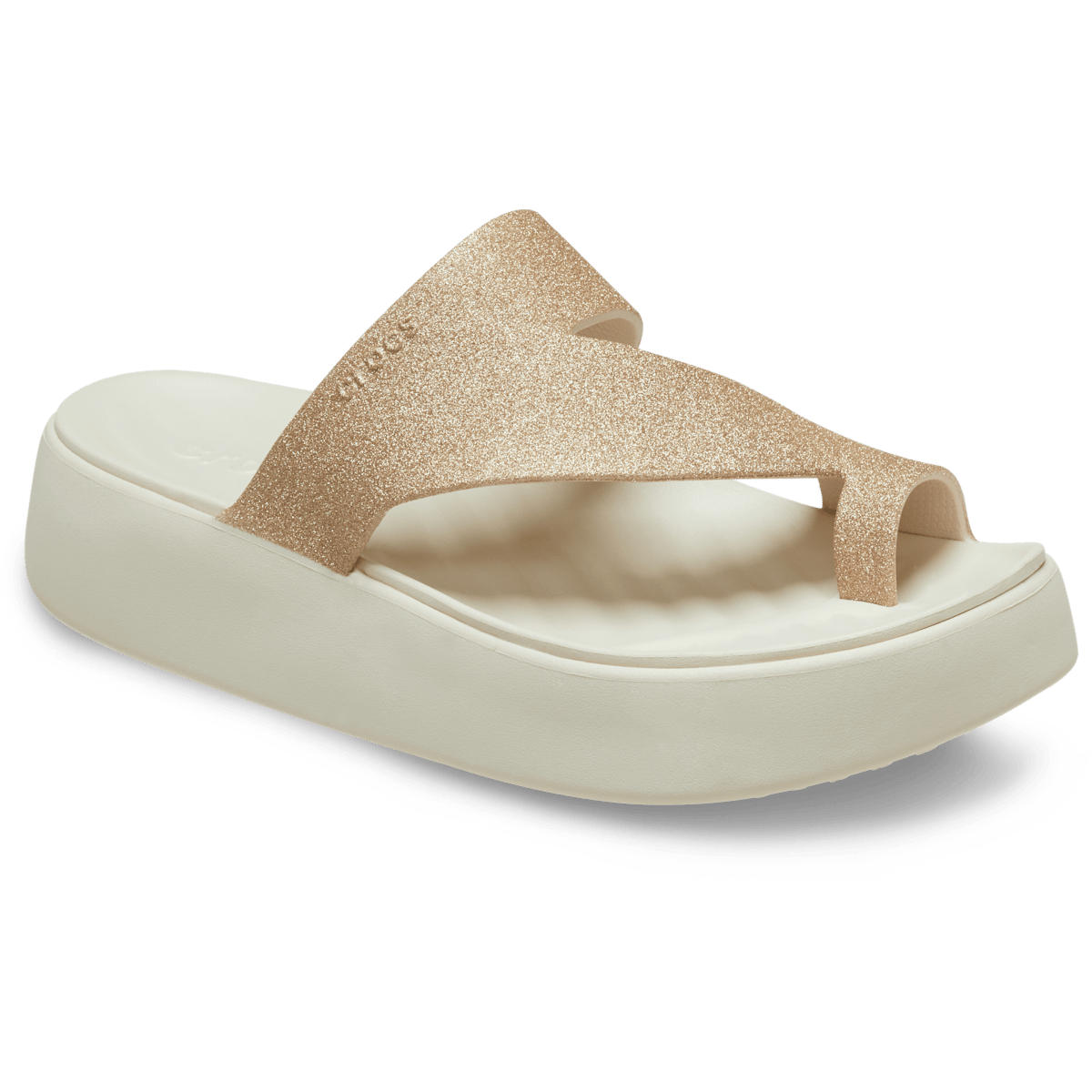 Getaway Platform Glitter Toe Loop