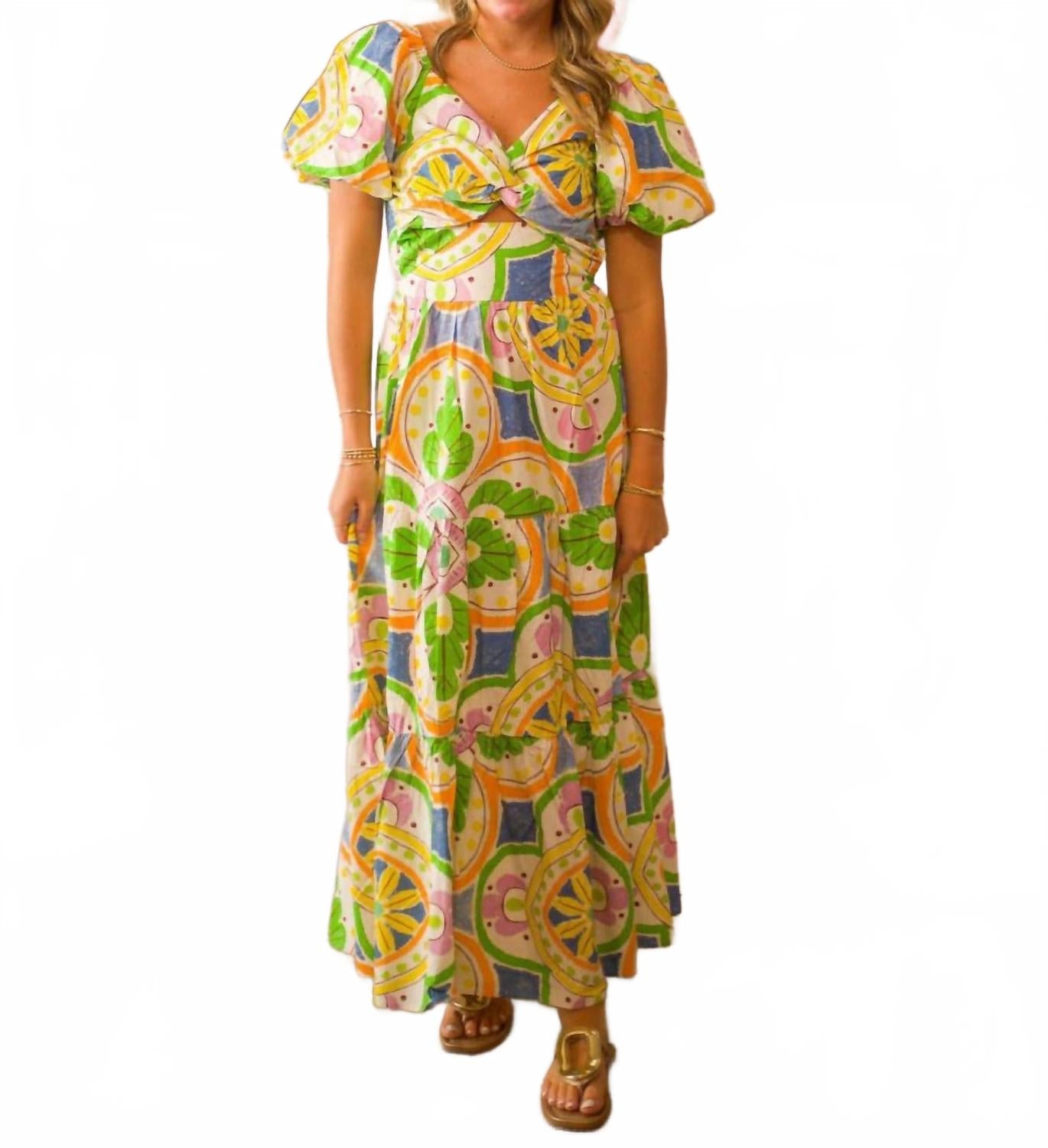 Gwen Maxi Dress In Florencia