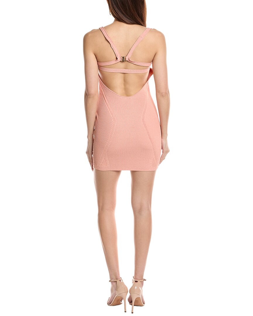 Retrofête Ribbed Mini Sheath Dress