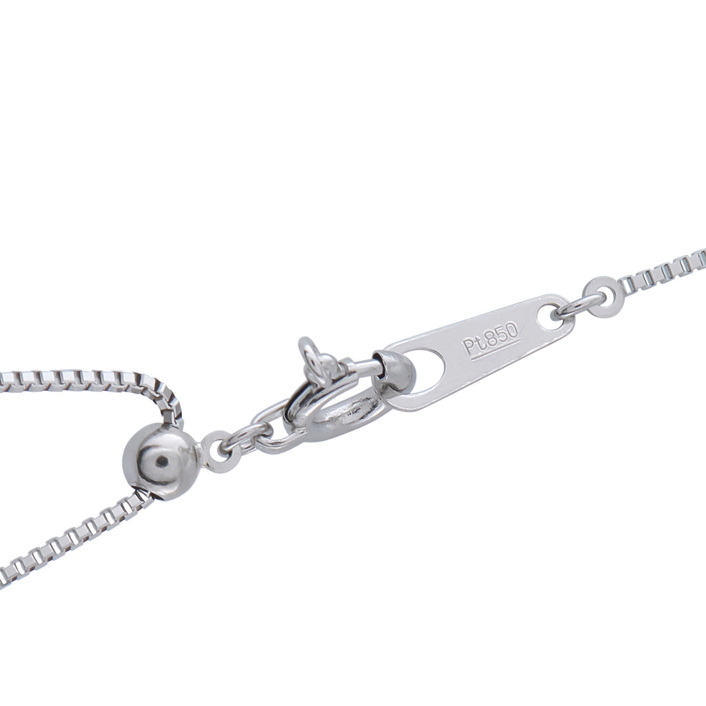 LB Exclusive Platinum 0.50ct Diamond Cross Pendant Necklace MF21-041426