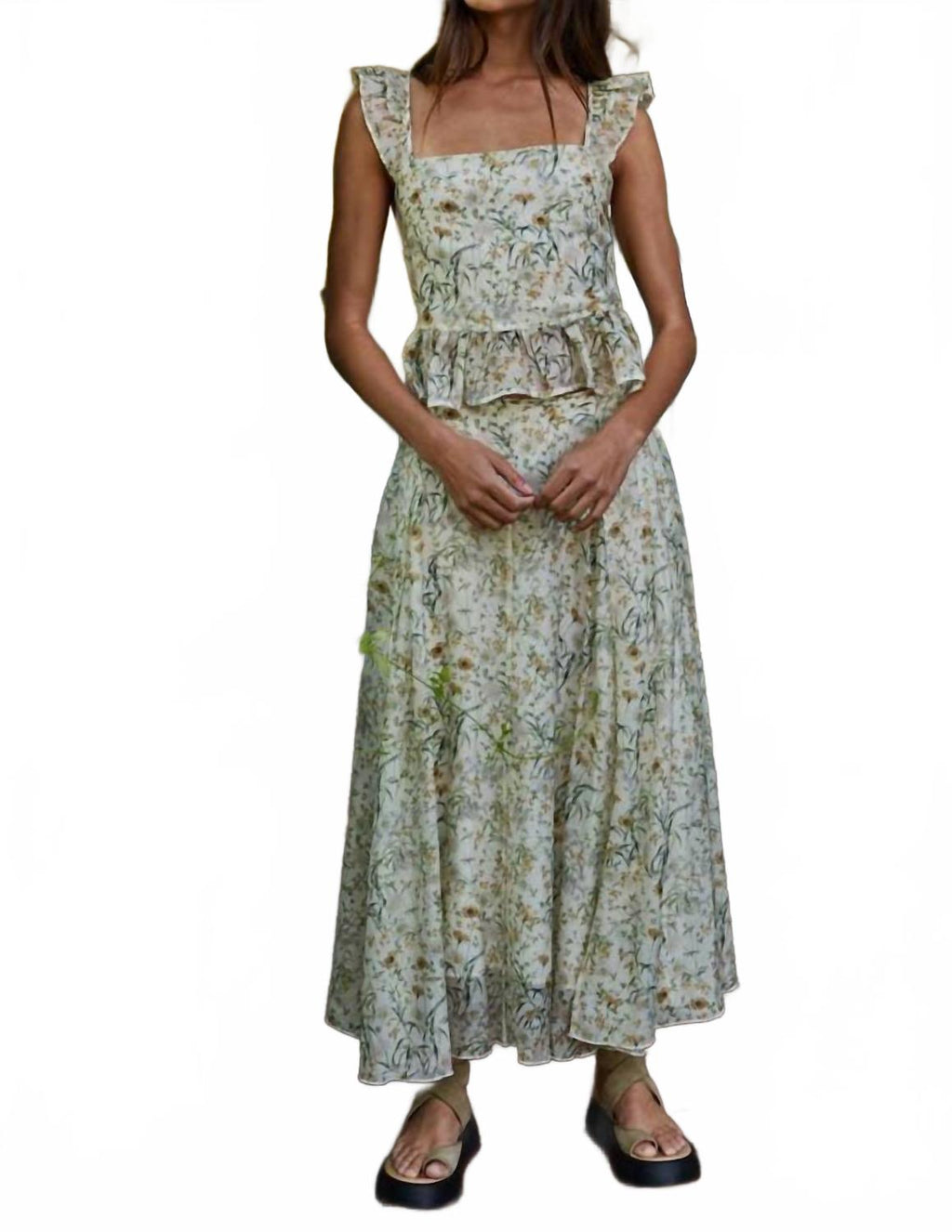 Beatrix Skirt In Floral Print