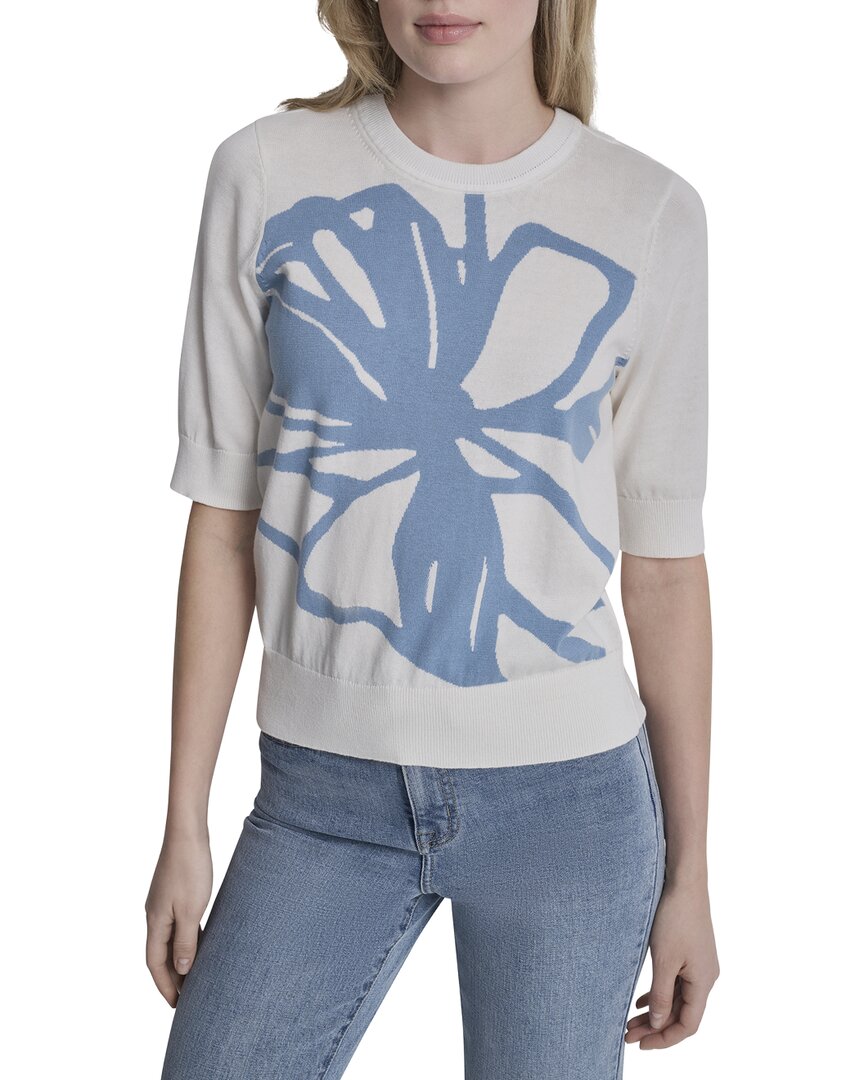 DKNY Graffiti Floral Top