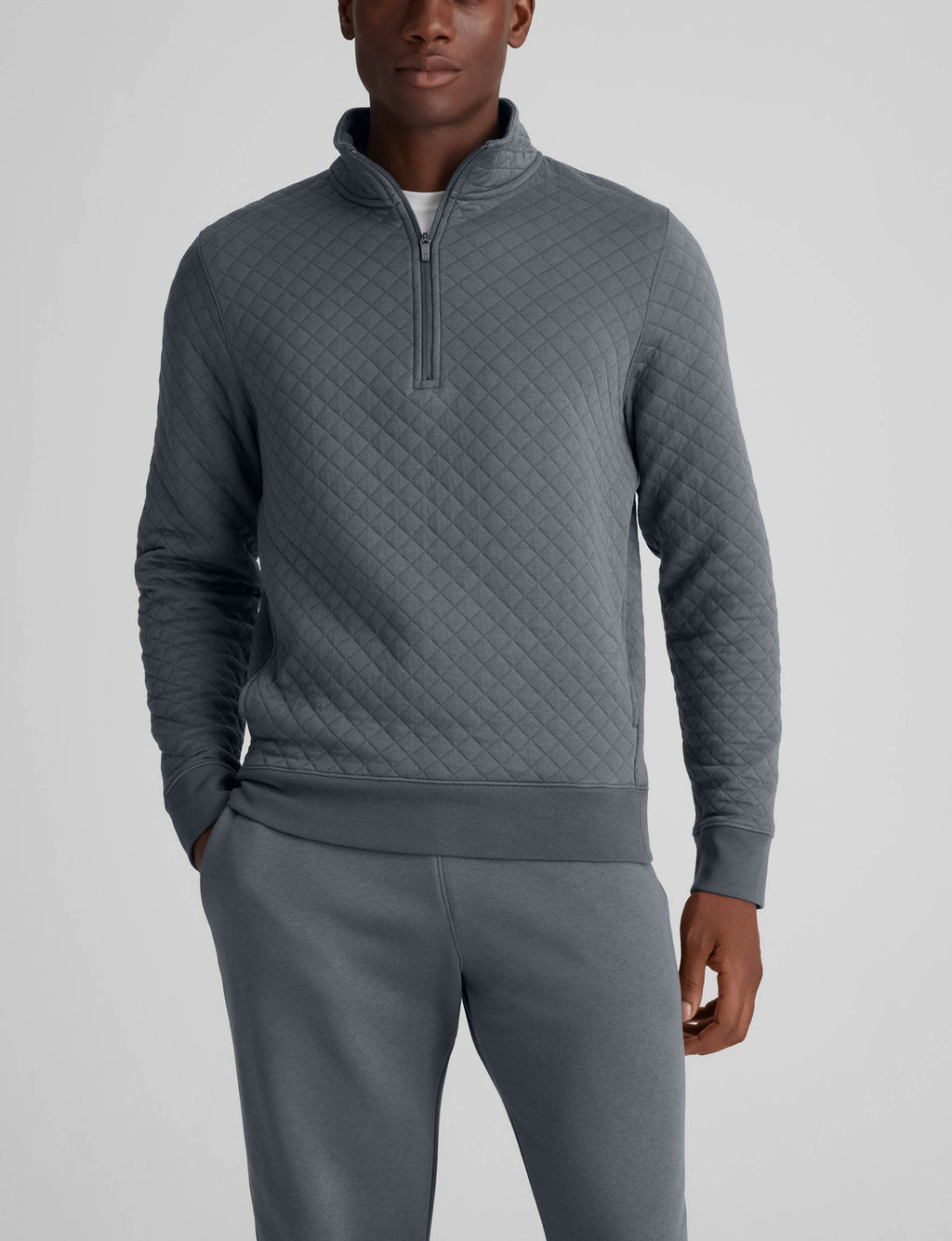 Men's Quilted Quarter Zip