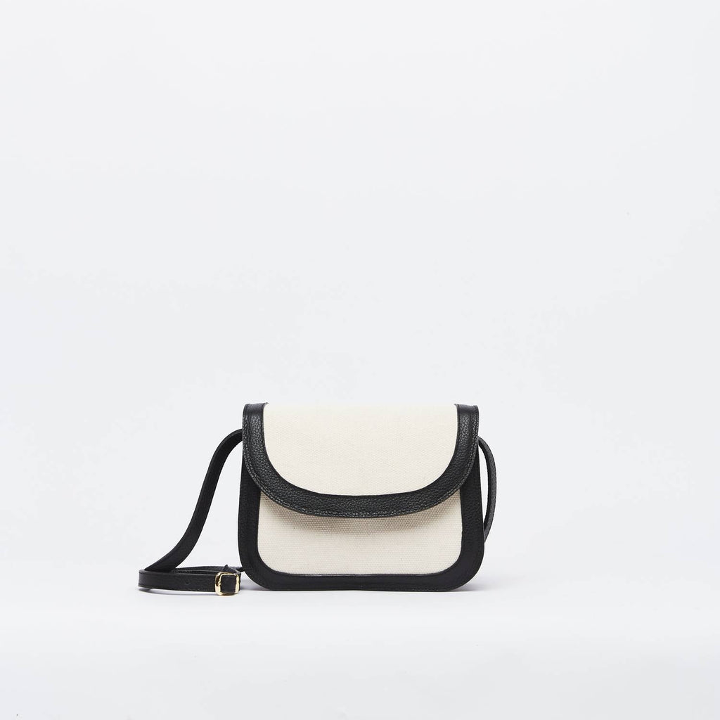 Women's Leather Crossbody Bag In Black