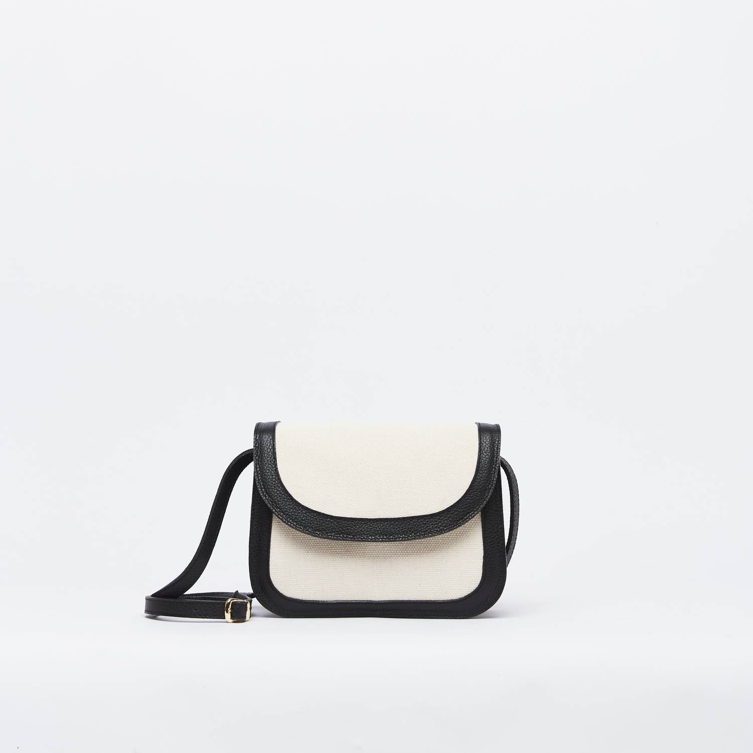 Women's Leather Crossbody Bag In Black