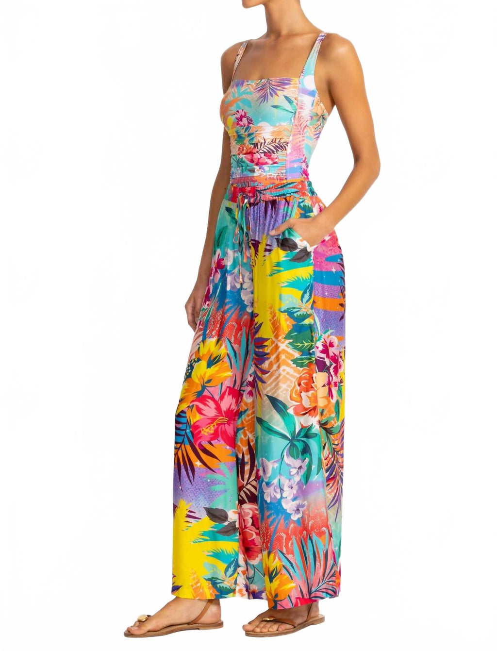 Wide Leg Pant In Zeru