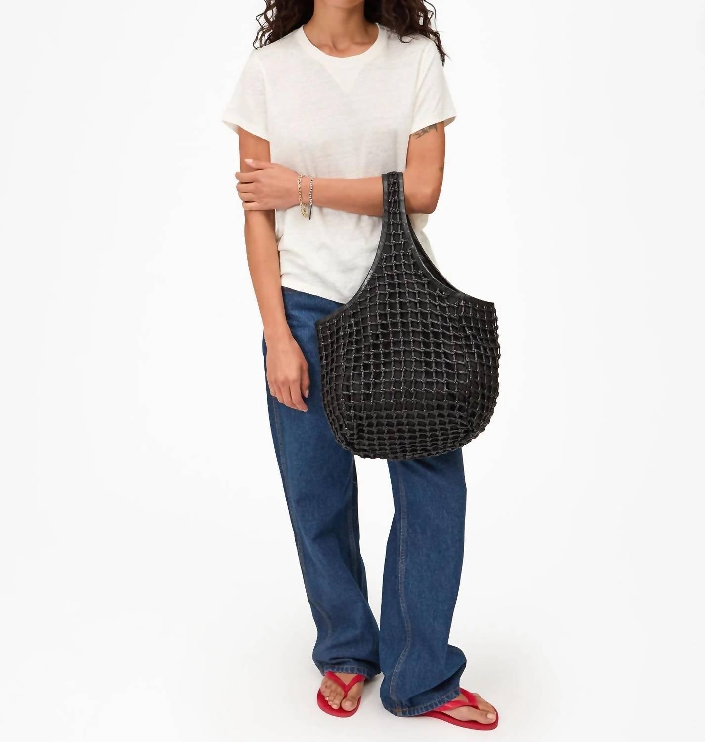Women's Bando Shoulder Bag In Black
