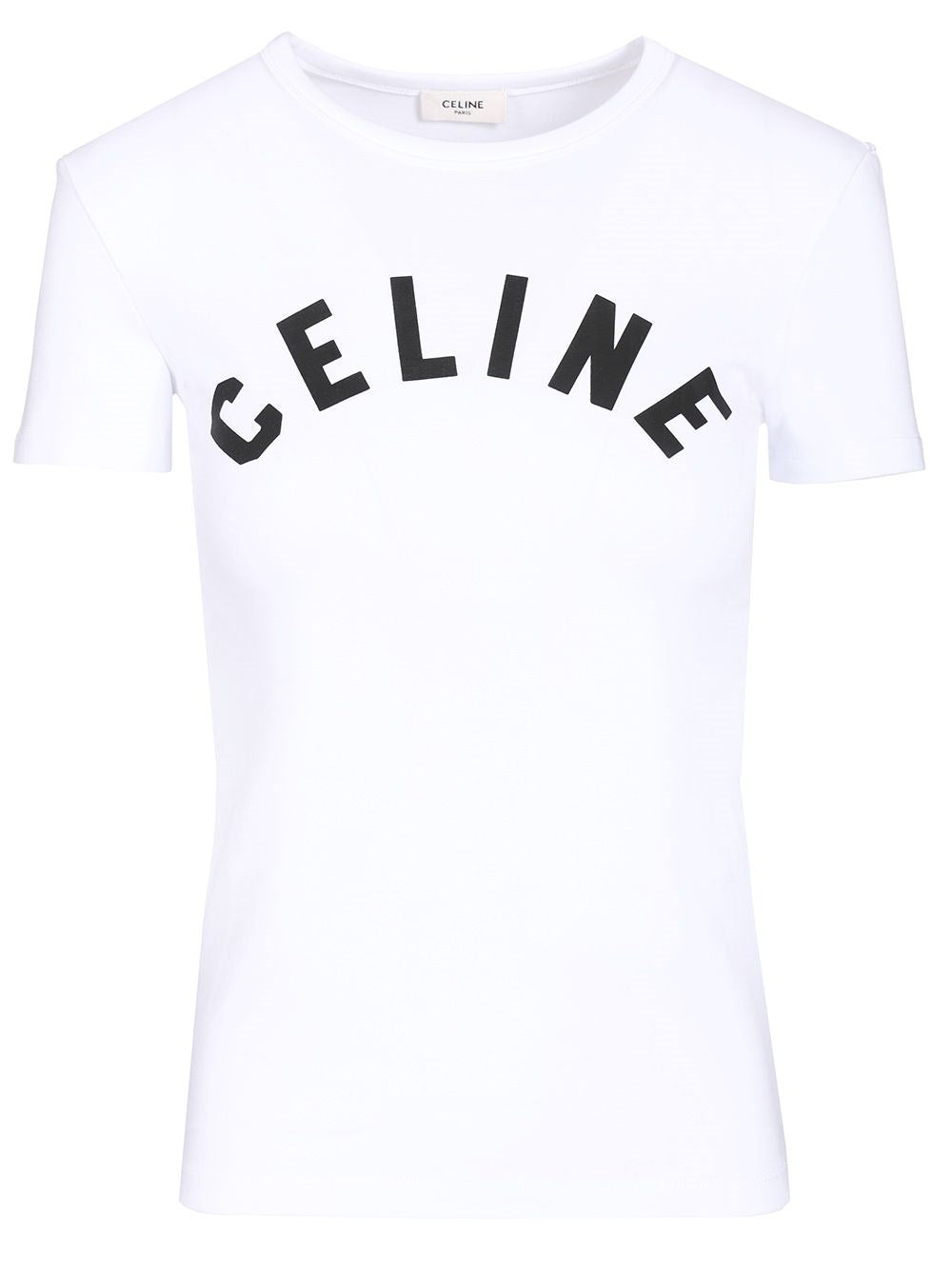 Celine Women Ribbed T-Shirt