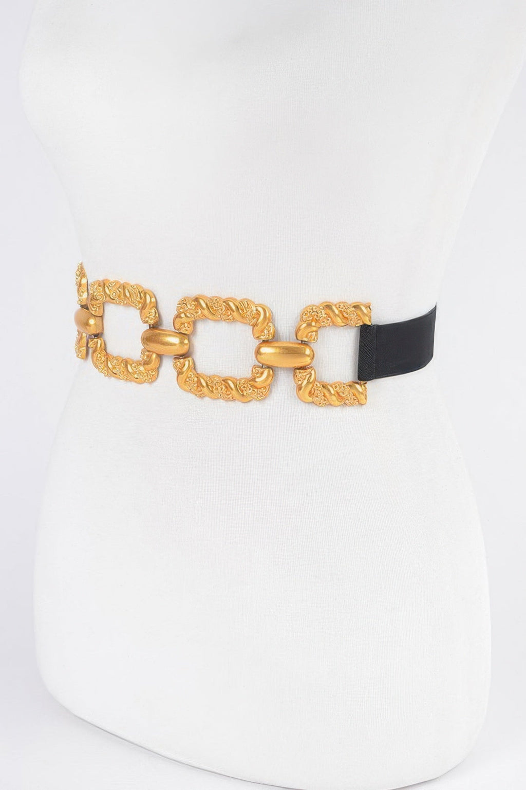 Multi Metal Buckle Elastic Plus Size Belt