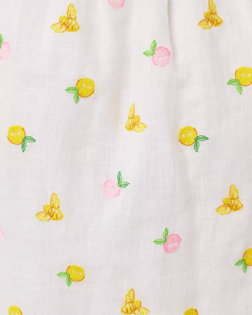 Abralynn Embroidered Linen Shirtdress