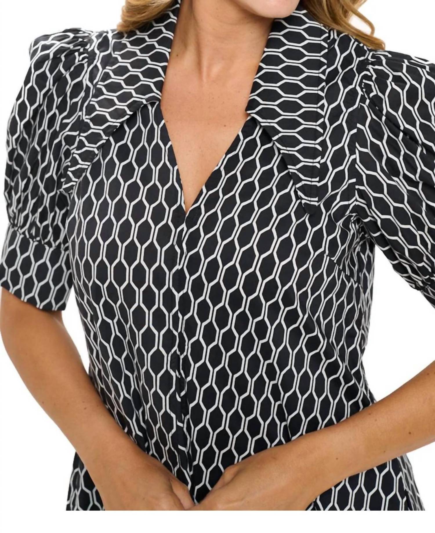 Bruan Midi Dress In Black