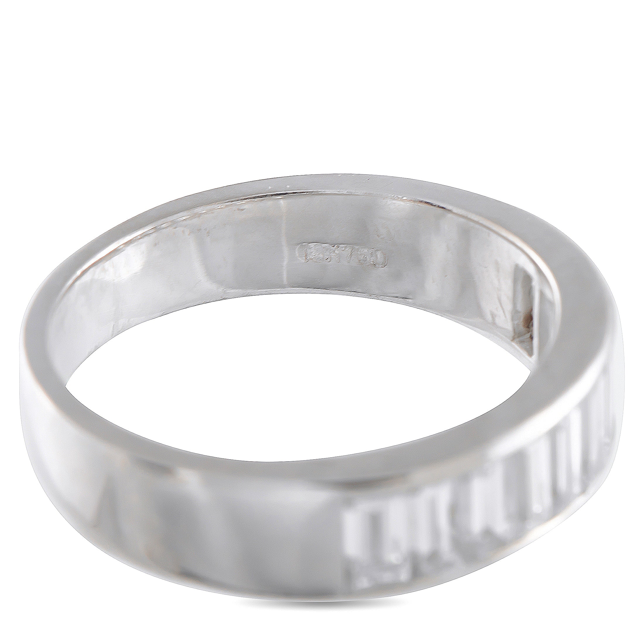 LB Exclusive 18K White Gold 1.36ct Diamond Half-Eternity Band Ring  MF21-040926
