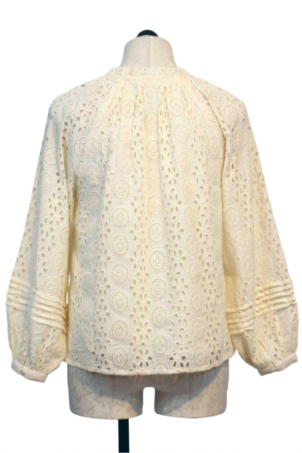 Women's Alicia Eyelet Blouse In Ivory
