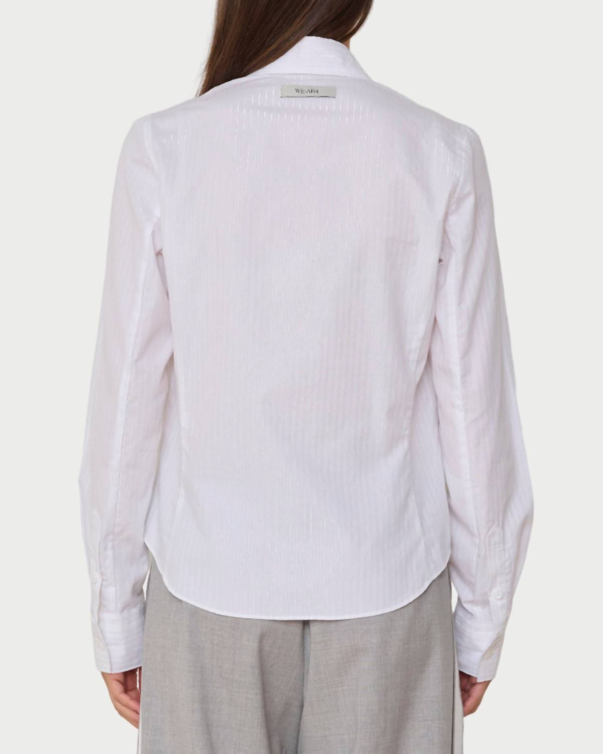 Rebel Shirt Top In White