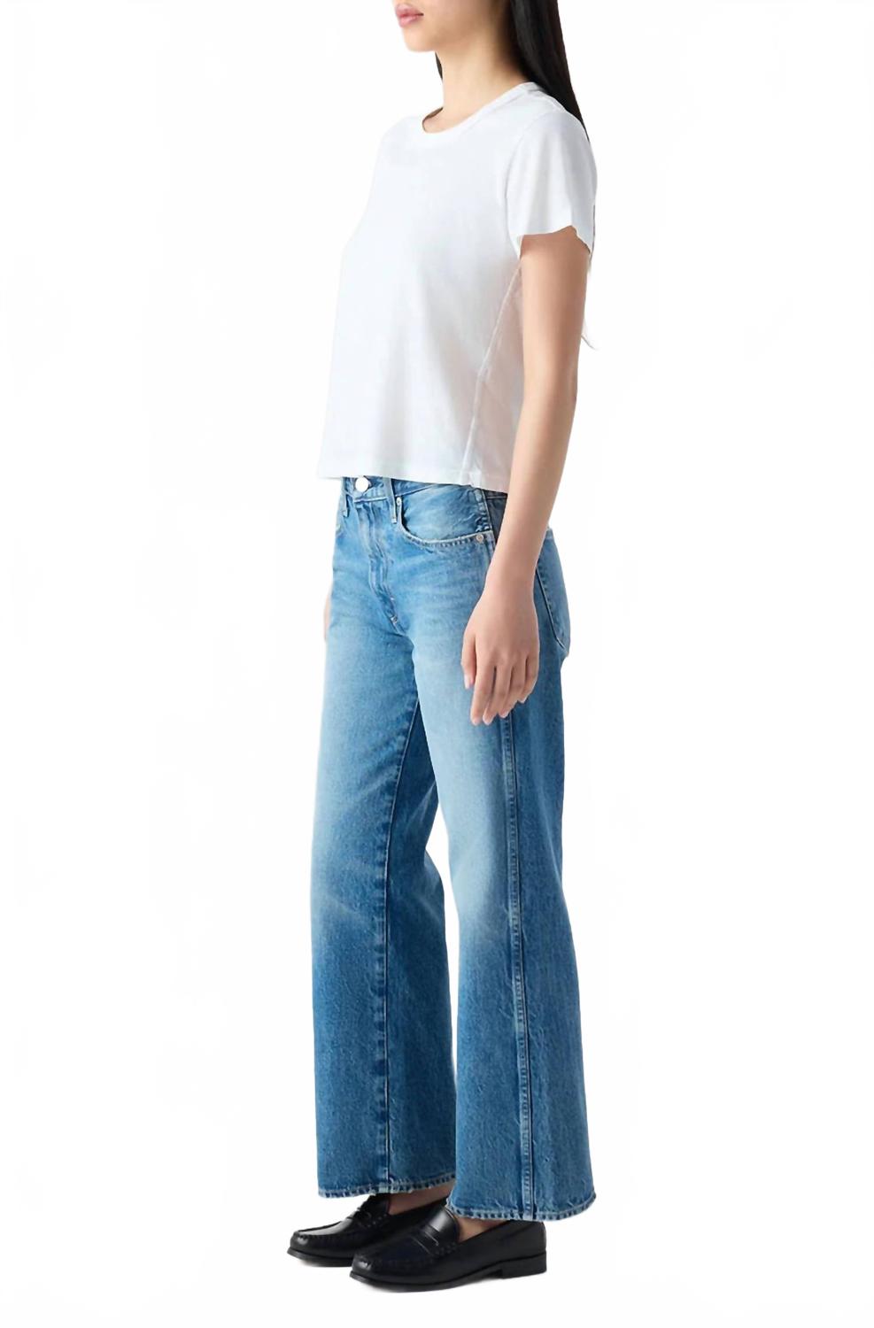 Robbie Mid Rise Relaxed Jeans In Charmed