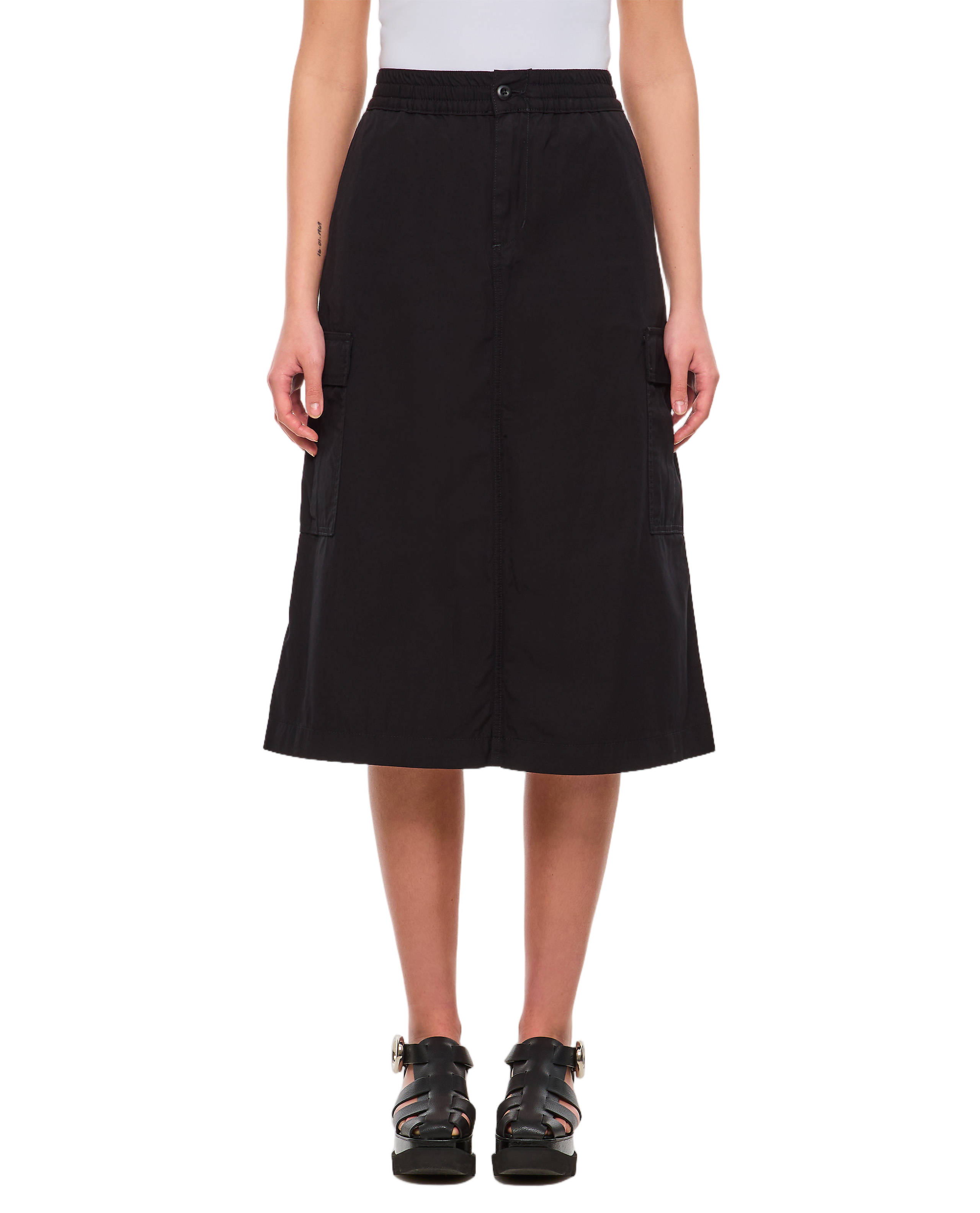 Black Jet Cargo Skirt