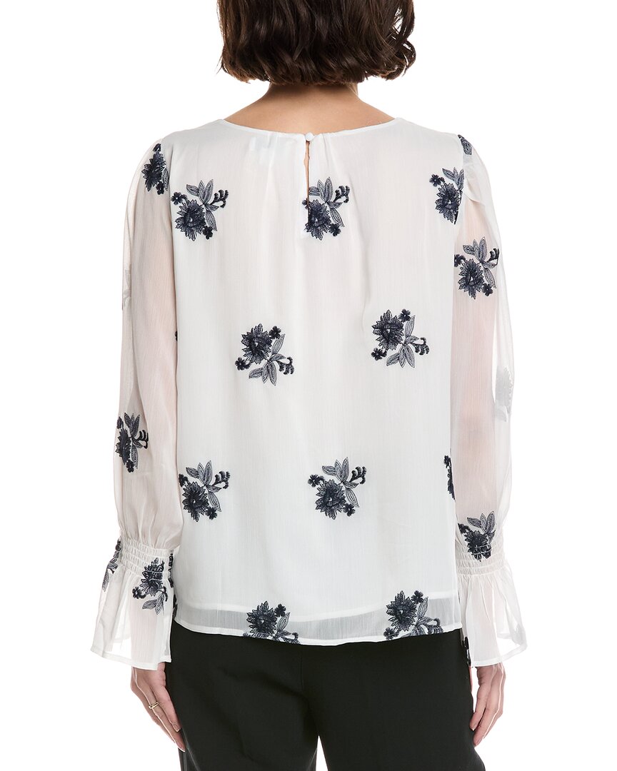 CeCe Smocked Cuff Blouse