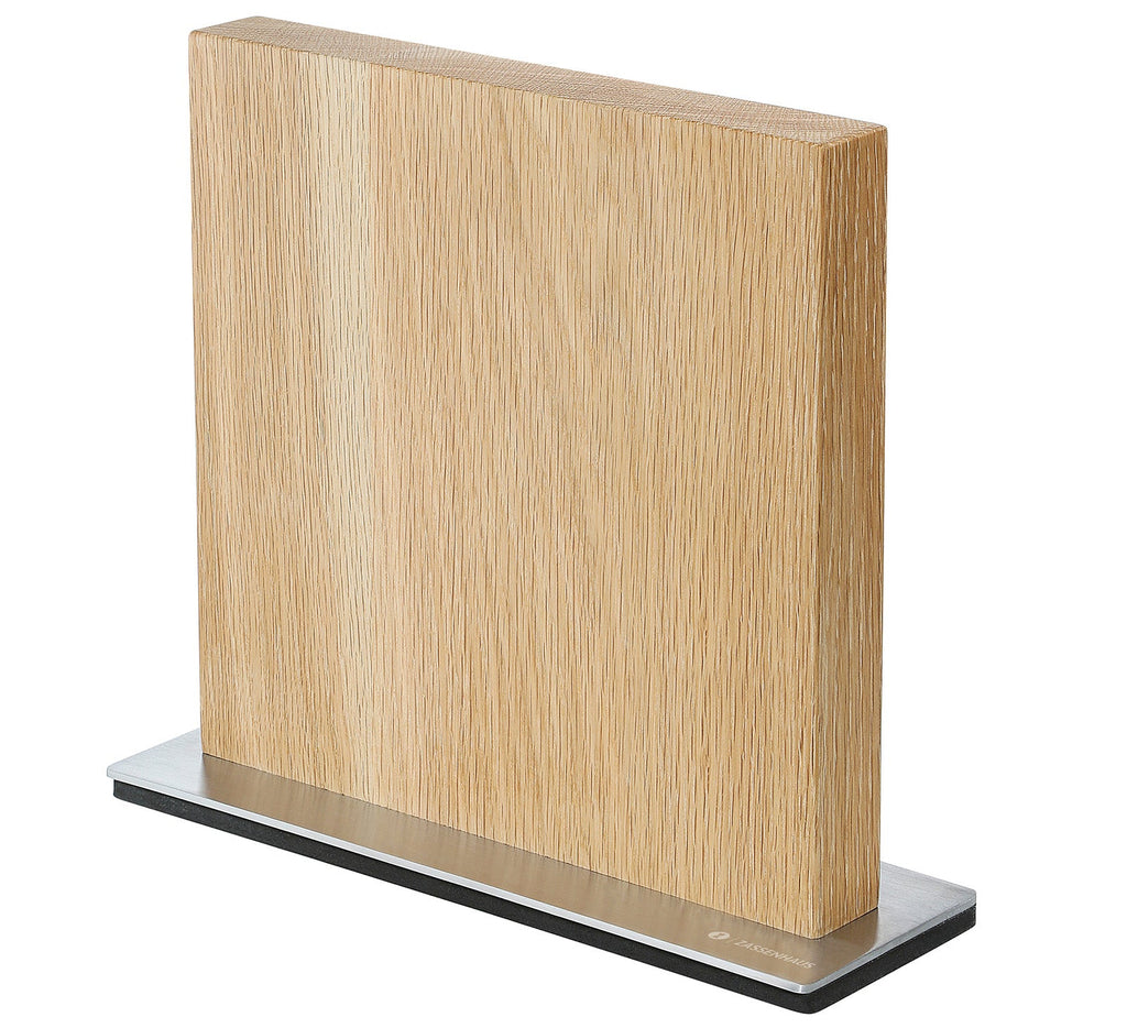 Zassenhaus Magnetic Wood Knife Block for Counter