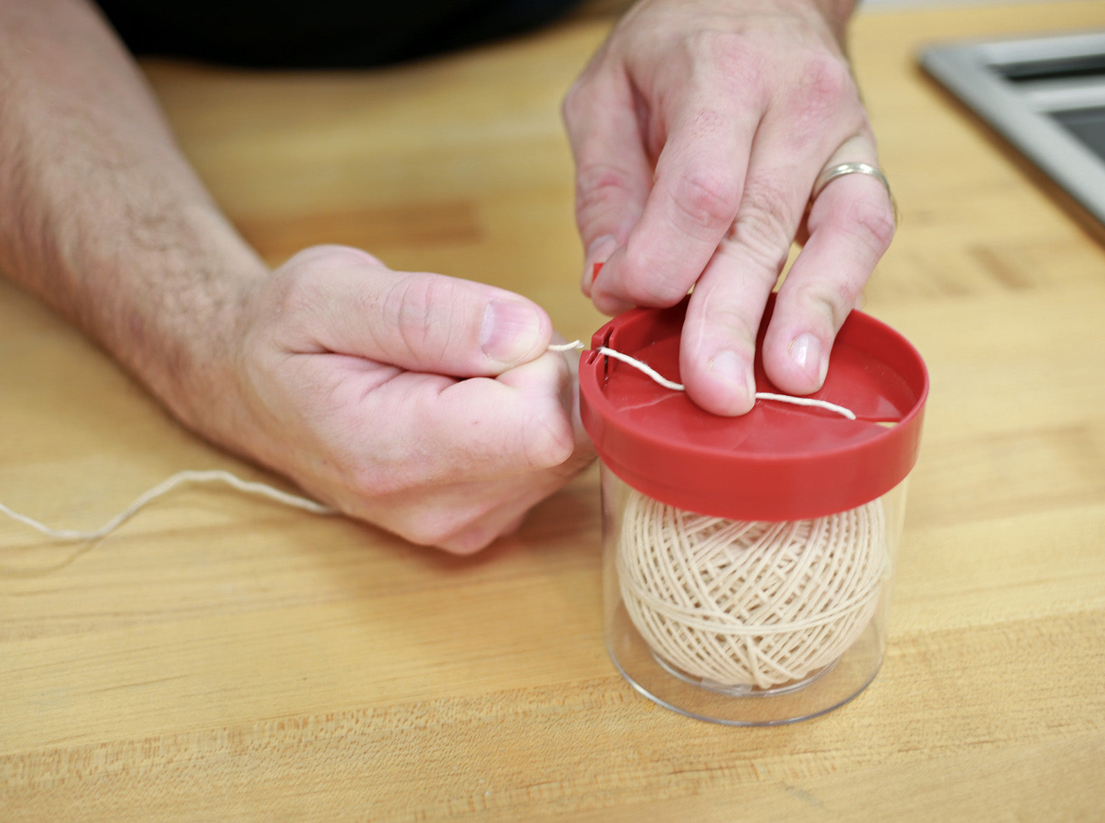 Kuchenprofi Kitchen Twine with Acrylic Twine Dispenser, Includes 164 Feet of Cooking and Baking String