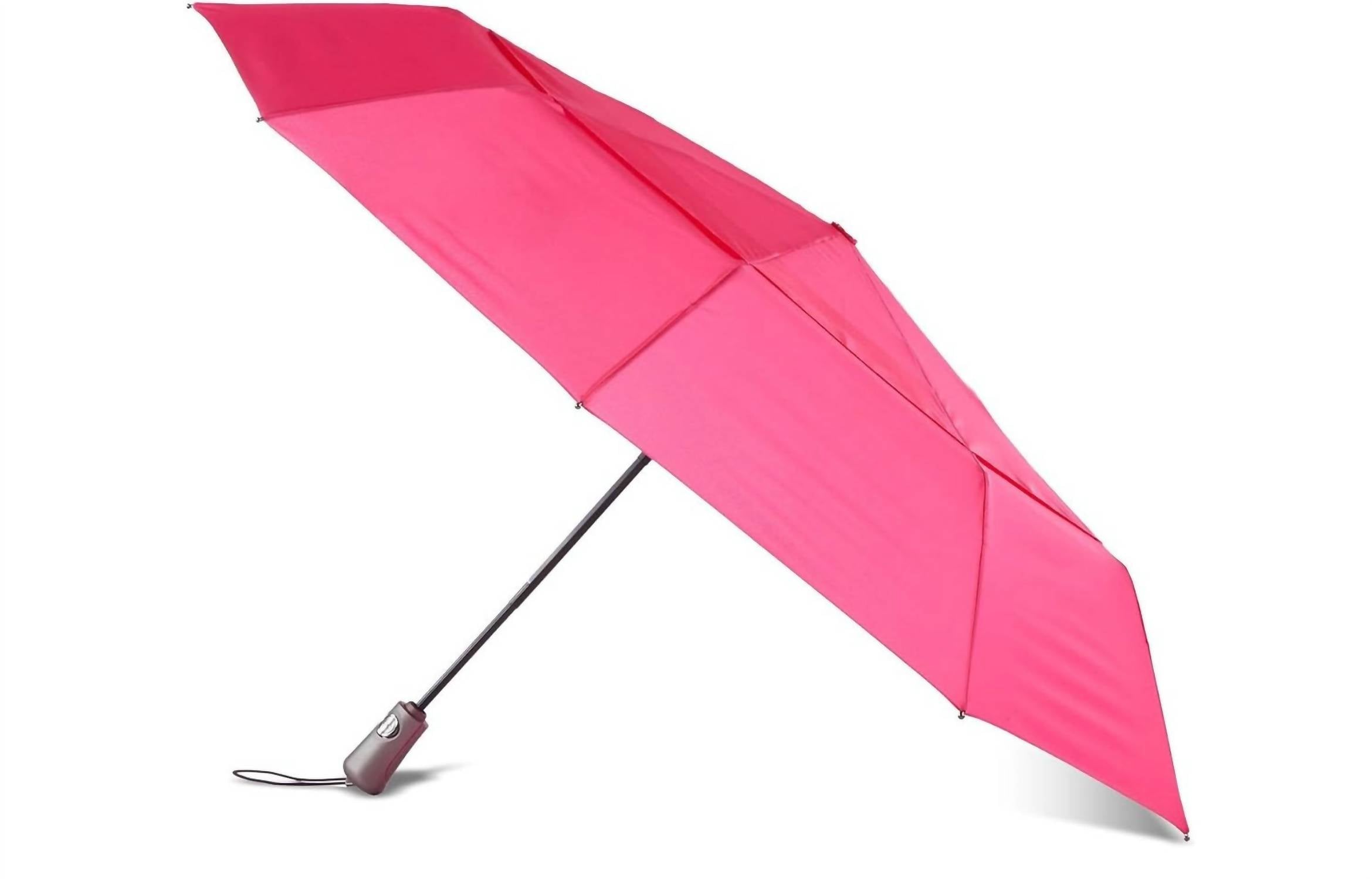 Women's Auto Open Close Windproof Ultimate Compact Umbrella In Azalea
