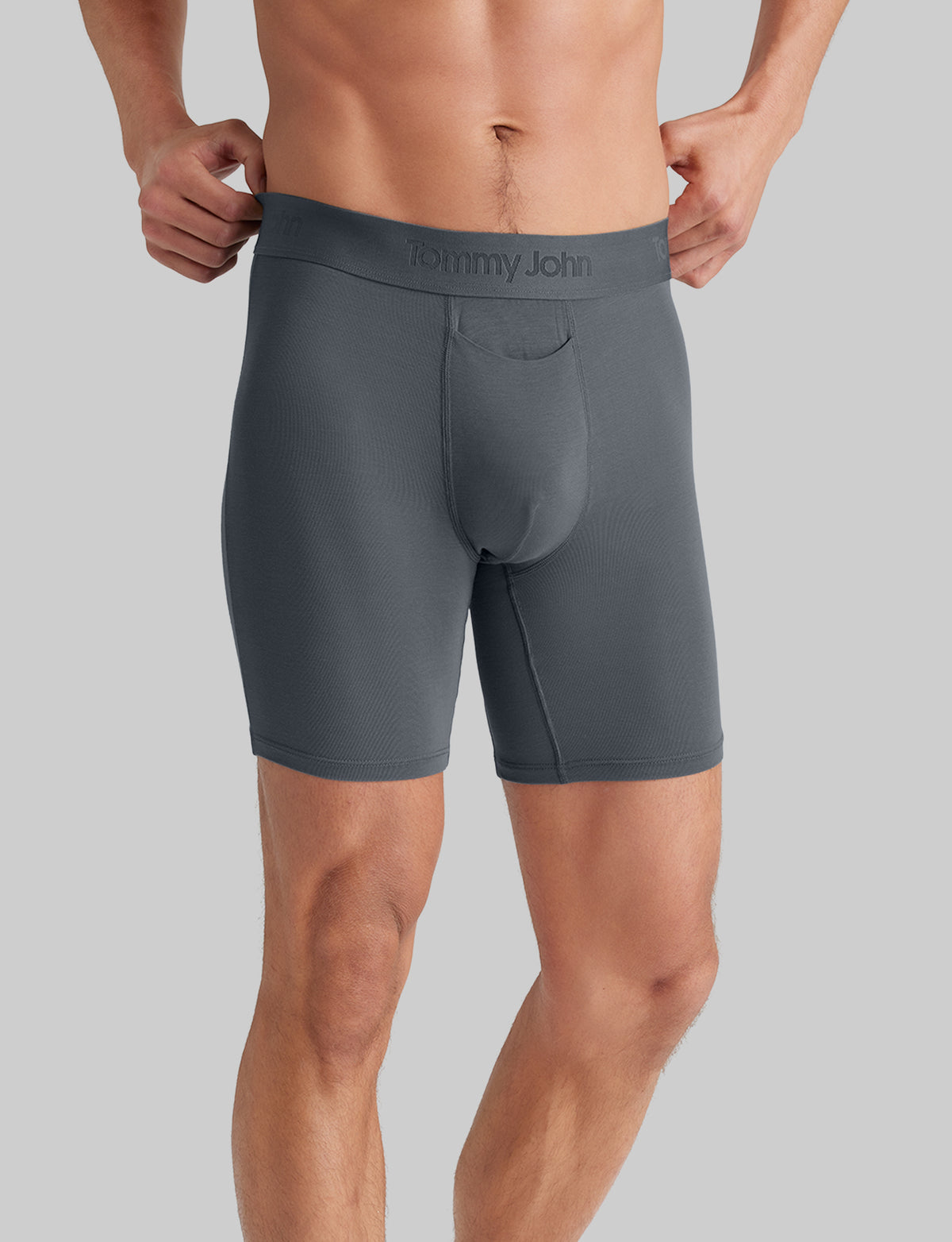 Men's Second Skin Mid-Length Boxer Brief 6"