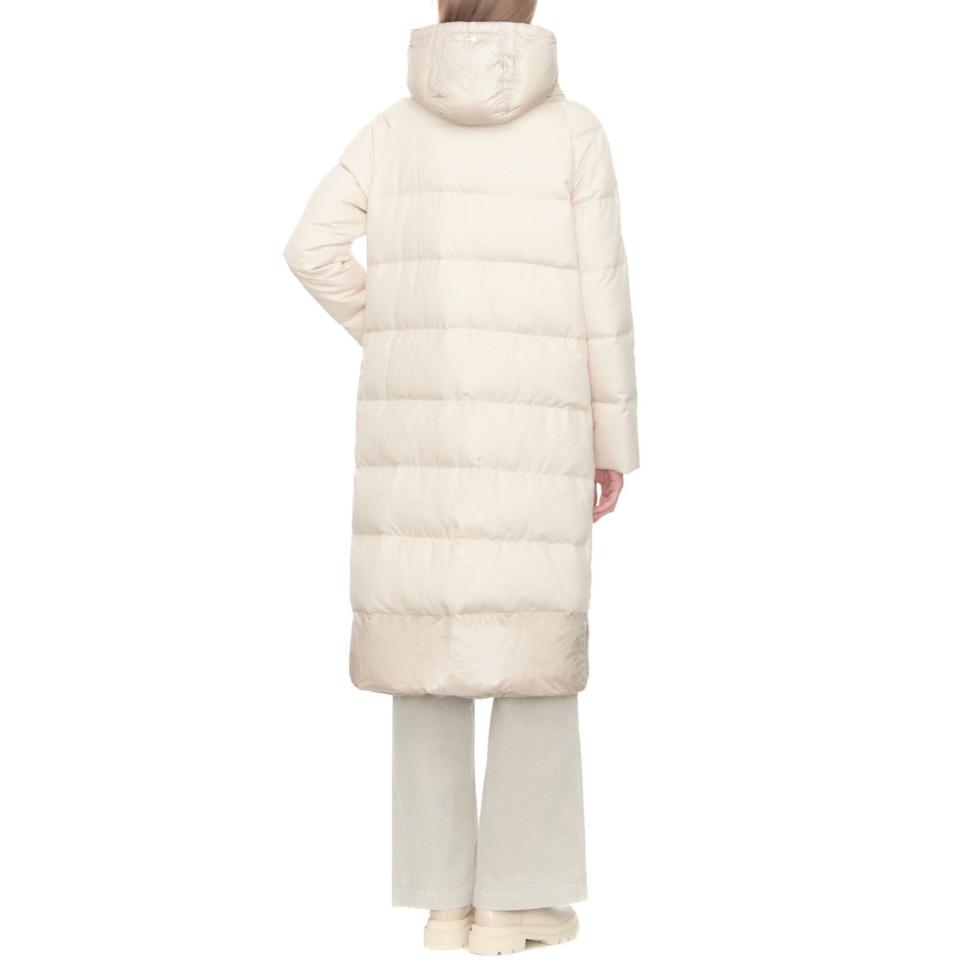 Herno Silk And Cashmere Padded Coat Women