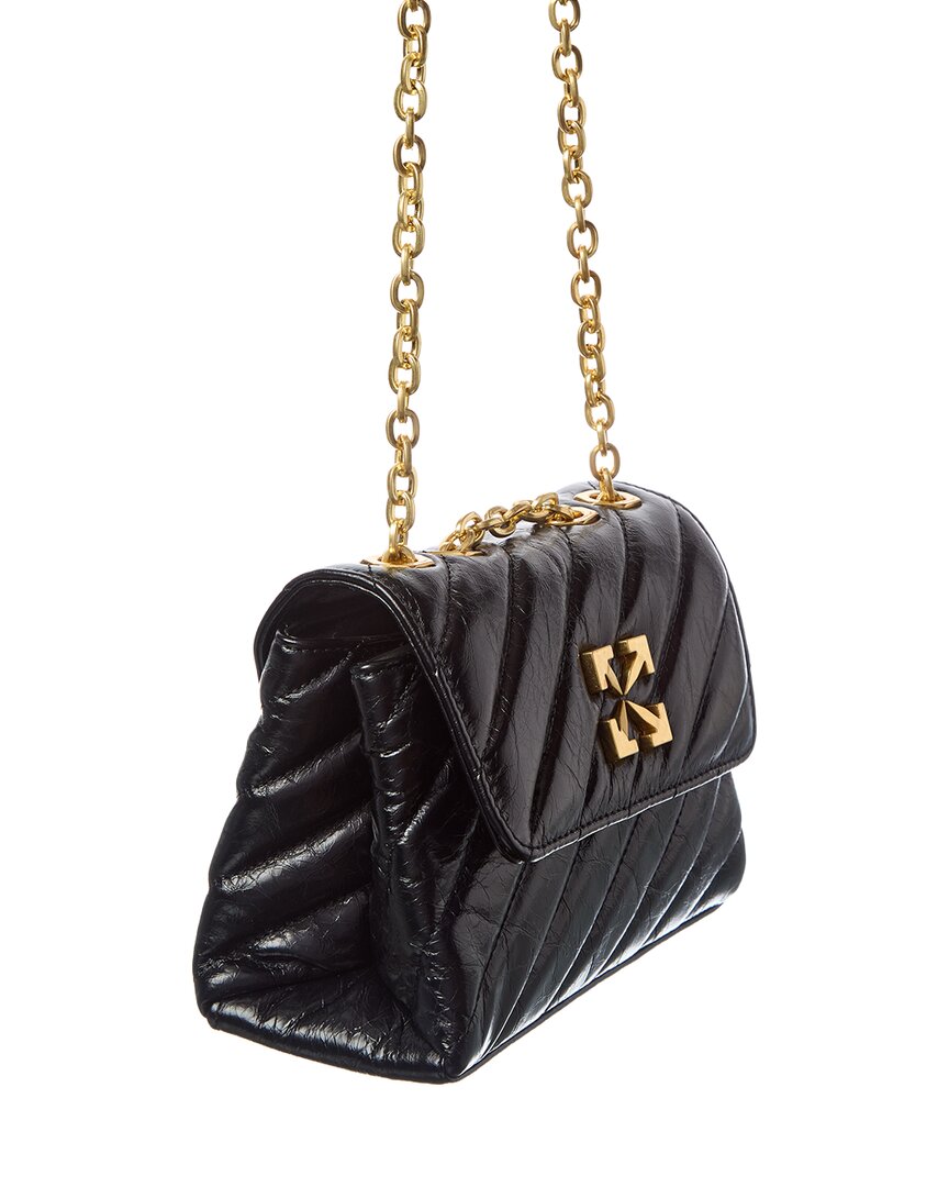 Off-White Jack Hammer Leather Wallet On Chain