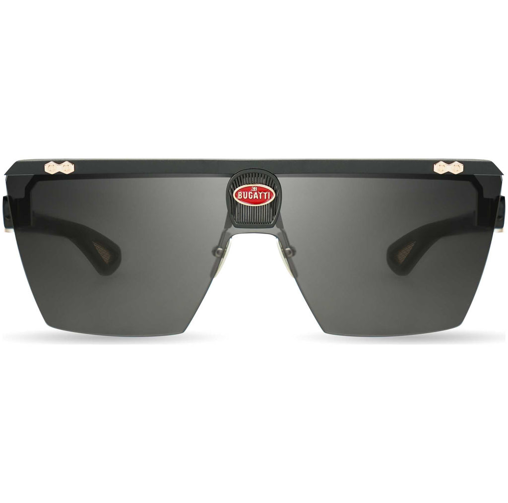 Bugatti Men's 42 mm Black Sunglasses