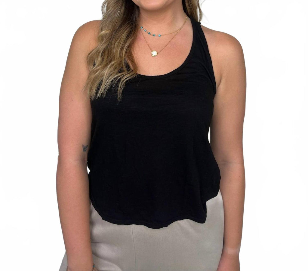 New Boyfriend Tank In Black