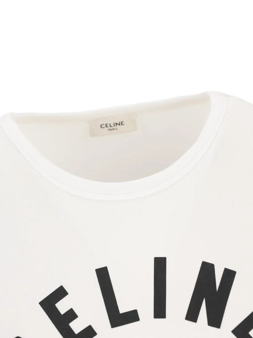 Celine Women Ribbed T-Shirt