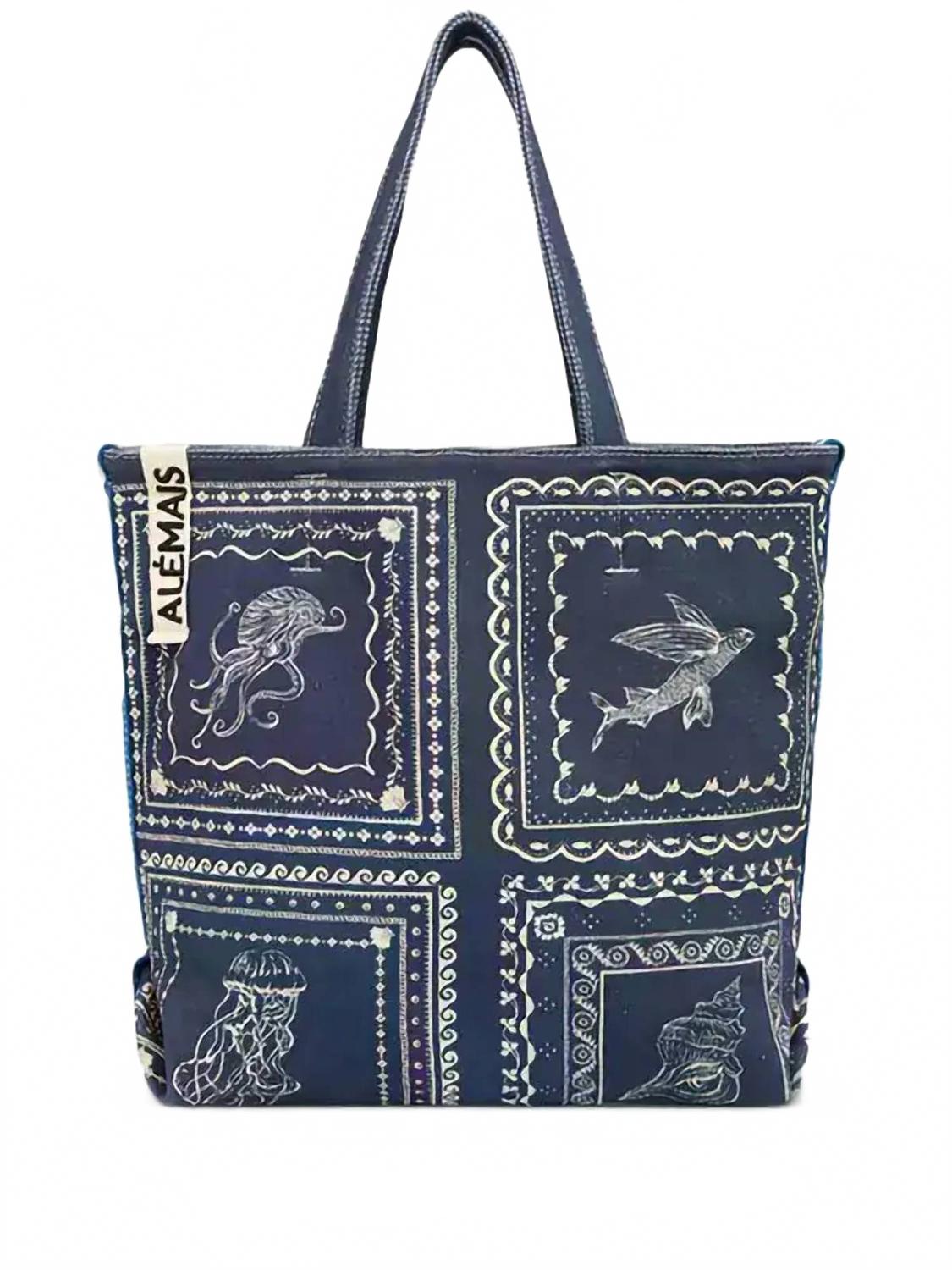 Women's Oceane Shopper Tote Bag In Blue