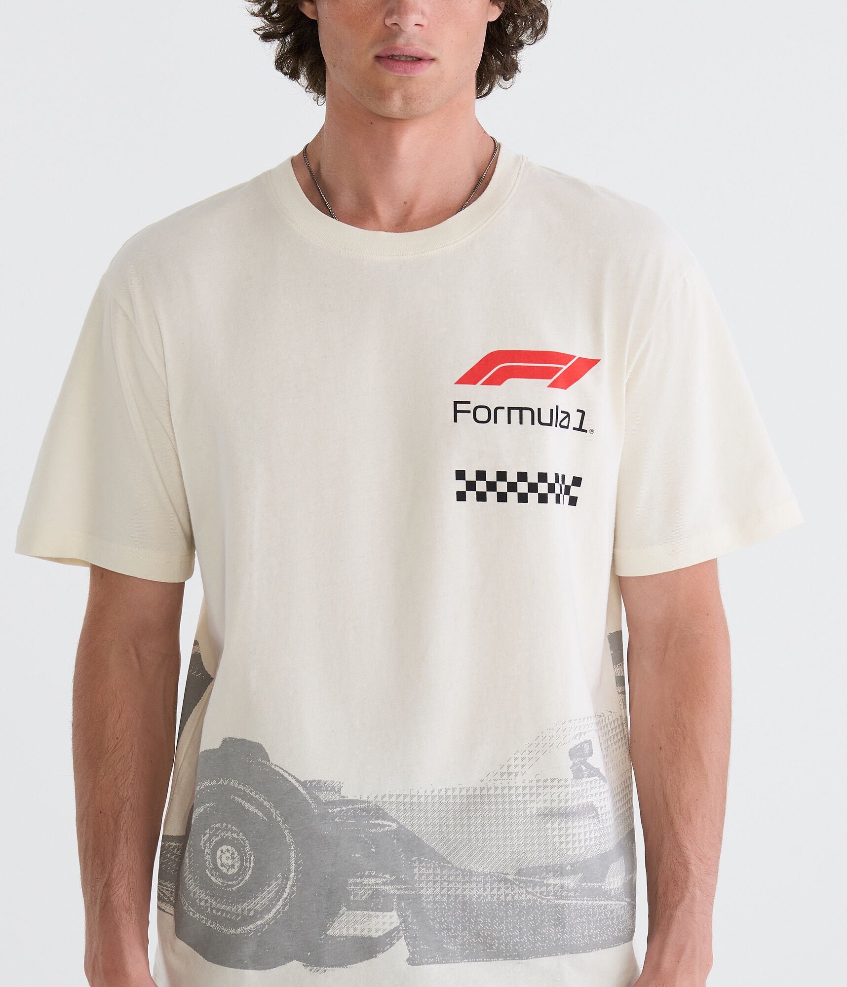 Aeropostale Formula 1 Wraparound Car Relaxed Graphic Tee