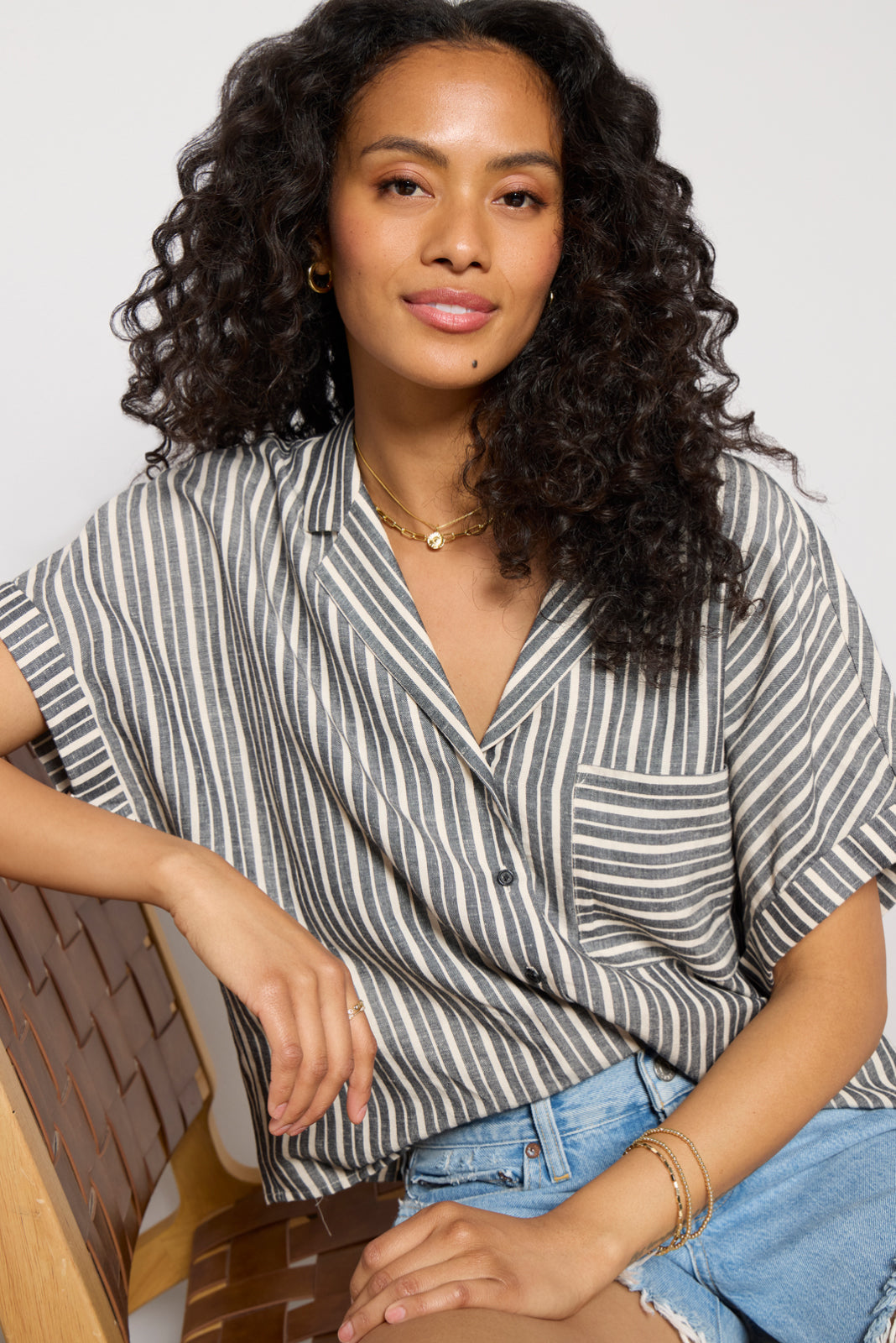 Women's Sophia Linen Resort Shirt