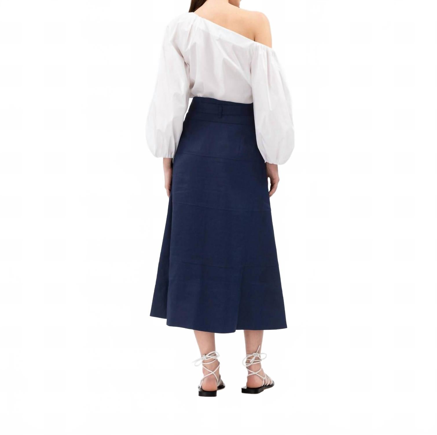 Tabitha One Shoulder Top In White