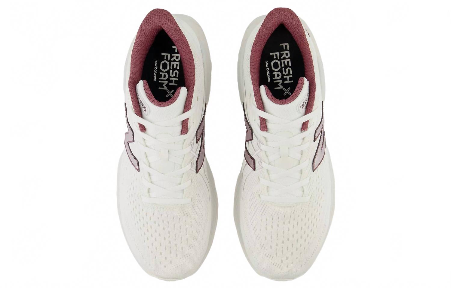 Men's Fresh Foam X 860V13 Running Shoes In White Burgundy