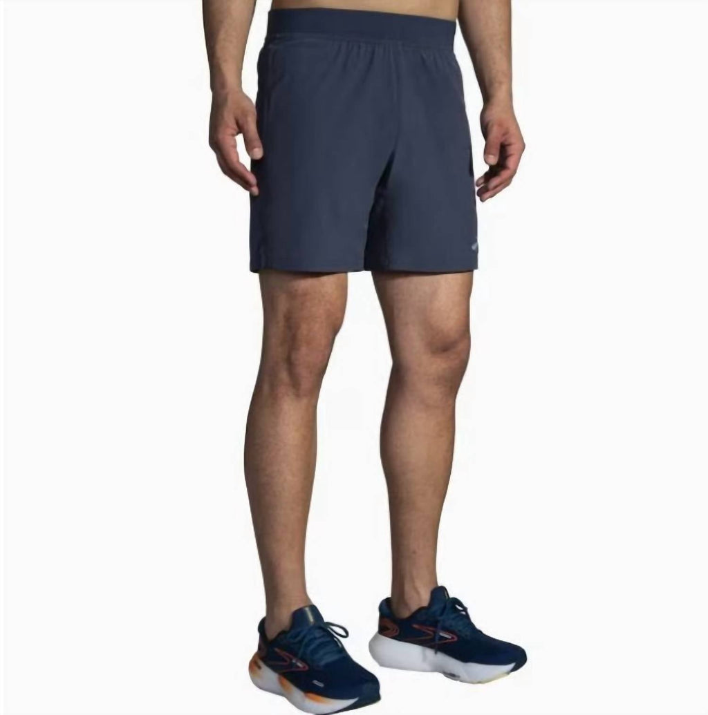 Sherpa 7" 2-In-1 Shorts In Blue Slate
