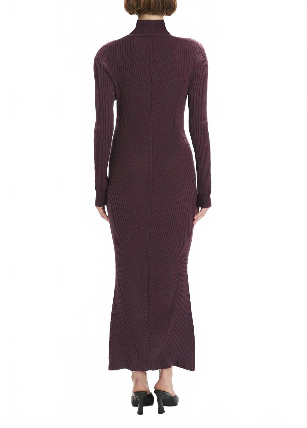 Be Your Girl Dress In Burgundy Dahlia