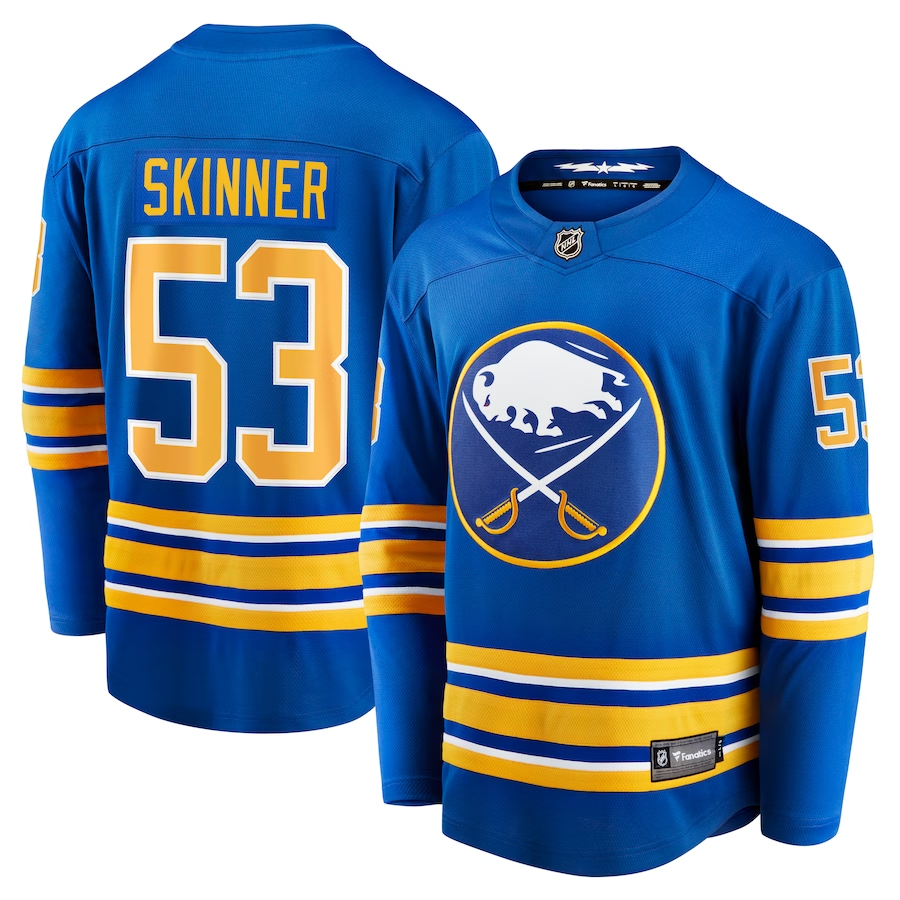 Men's Buffalo Sabres Jeff Skinner #53 Royal Replica Player jersey